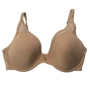 ThirdLove 24/7 Classic Uplift Plunge Bra Size 32E Nude Beige Comfortable push up